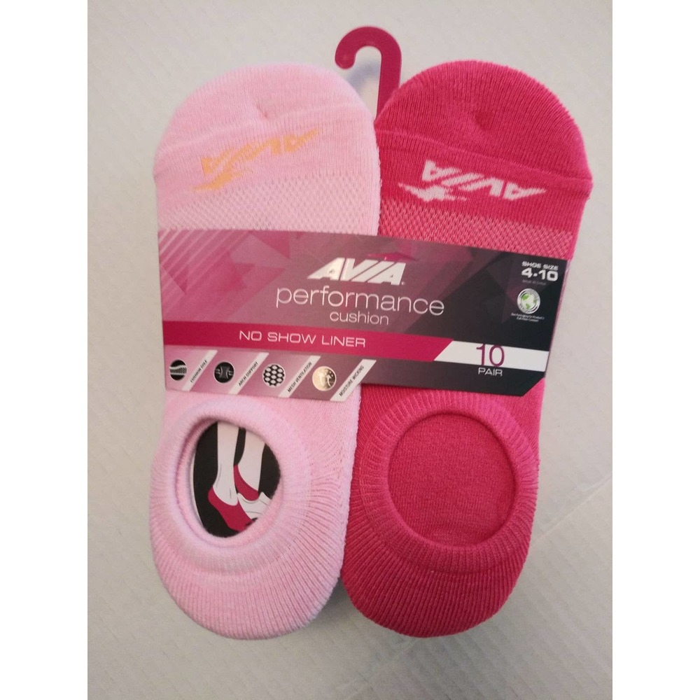 Avia Performance Cushion womans no show socks